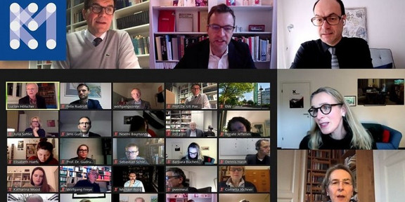 Screenshot von einem Zoom-Meeting zum Kompetenzfeld Metropolenforschung