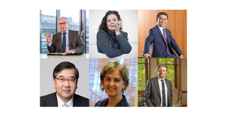 Collage of portrait photos of the members of the International Advisory Board