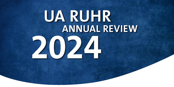 Cover of the UA Ruhr Annual Review 2024 in English