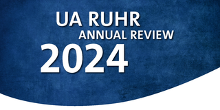 Cover of the UA Ruhr Annual Review 2024 in English