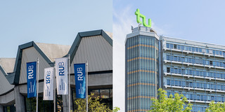 Gebäude der RUB und TU Dortmund.