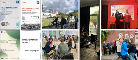 Collage der bisherigen Transformation Talks