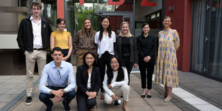 Gruppenfoto der Teilnehmer*innen des Ruhr-Fellowship-Programms an der TU Dortmund.
